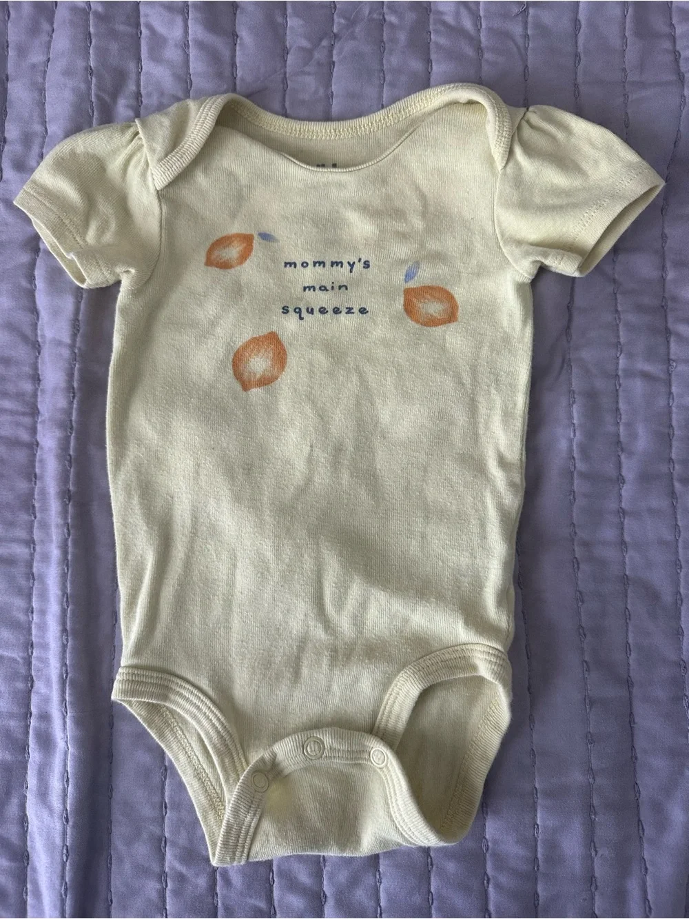 Carter's 3-Pack Baby One-Pieces in Lavender, Yellow and Green